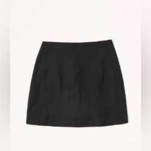 Abercrombie & Fitch Linen Blend Mini Skort
